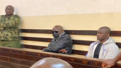 Nicholas Otieno Ndolo and Thomas Otieno Ngoe in court. PHOTO/DCI
